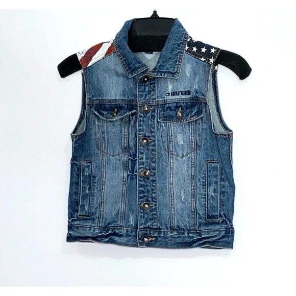 Tommy Hilfiger Women's Denim Vest S/P - Picture 1 of 8